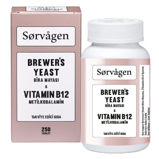 Sorvagen Brewers Yeast Vitamin B12 250 Tablet - 2