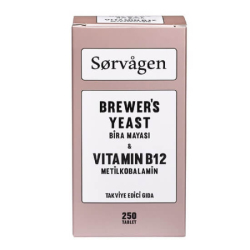Sorvagen Brewers Yeast Vitamin B12 250 Tablet - Sorvagen