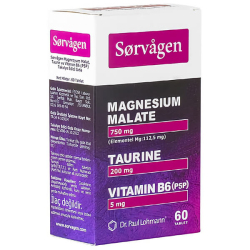 Sorvagen Magnezyum Malat Taurin ve Vitamin B6 60 Tablet - Sorvagen
