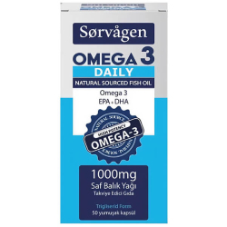 Sorvagen Omega 3 Daily Saf Balık Yağı 50 Kapsül - Sorvagen