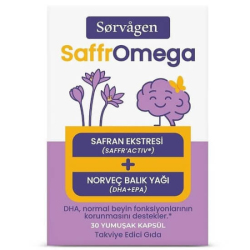 Sorvagen Saffr Omega Safran ve Omega 3 30 Yumuşak Kapsül - Sorvagen