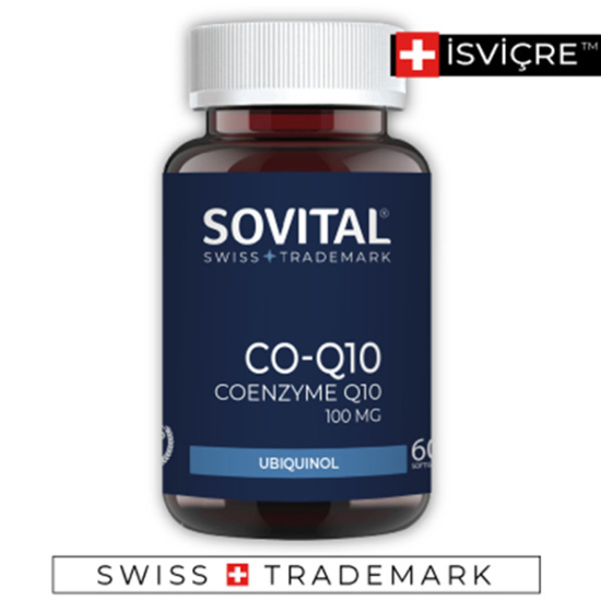 Sovital Swiss Trademark CO Q10 100 mg 60 Softgels - 1