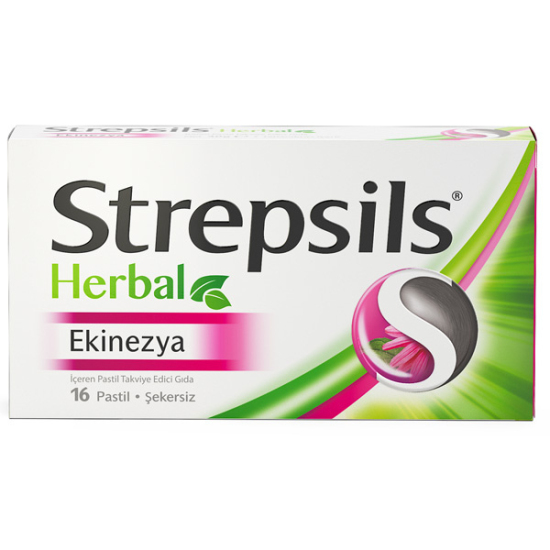 Strepsils Herbal Ekinezya Aromalı 16 Pastil - 1