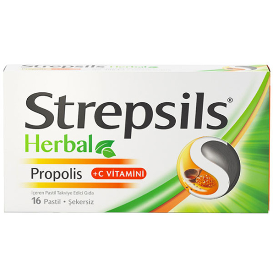 Strepsils Herbal Propolis Aromalı 16 Pastil - 1