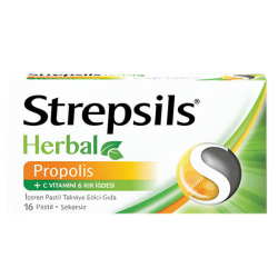 Strepsils Herbal Propolis Aromalı 16 Pastil - Strepsils