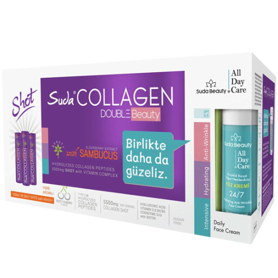 Suda Collagen Double Beauty Sambuc 40 ml 30 Adet - 1
