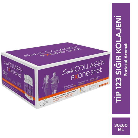 Suda Collagen Fxone Shot Orange 60 ml x 30 Shot - 1