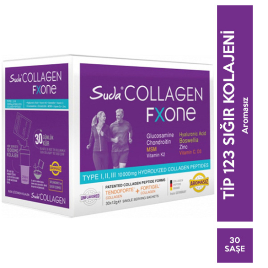 Suda Collagen Fxone Aromasız 12 gr x 30 Saşe - 1