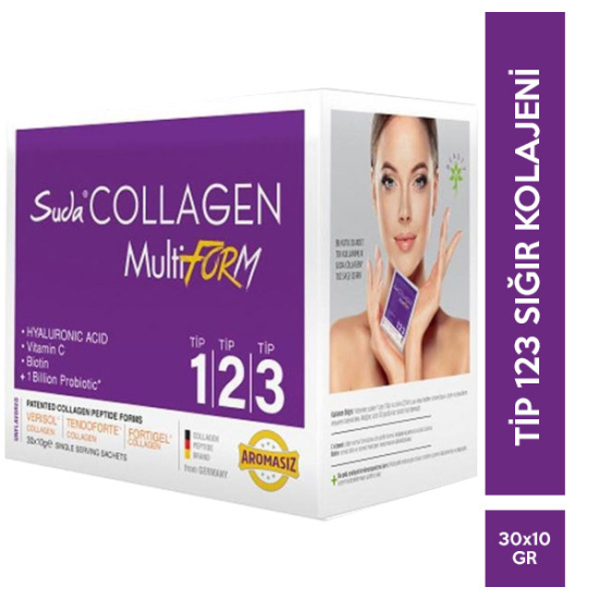 Suda Collagen Multiform Aromasız 10 gr x 30 Saşe - 1