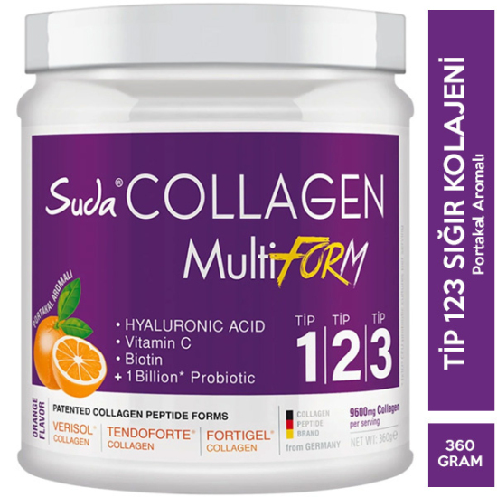 Suda Collagen Multiform Portakal Aromalı 360 gr - 1