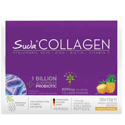 Suda Collagen Probiotic Pineapple 10 gr 30 Saşe - Suda Collagen
