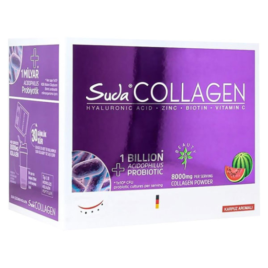 Suda Collagen Probiotic Watermelon 30 Saşe x 10 gr - 1