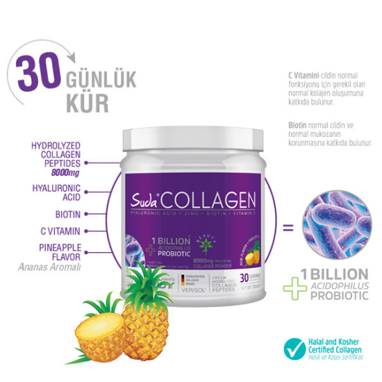 Suda Collagen Probiyotik Ananas Aromalı 300 gr - 2
