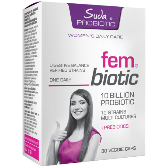 Suda Probiotic Fem Biotic 30 Kapsül - 1