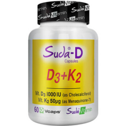 Suda Vitamin D3 K2 60 Kapsül - Suda Vitamin