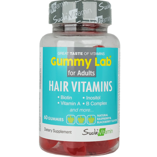Suda Vitamin Gummy Lab Hair Vitamins 60 Gummies - 1