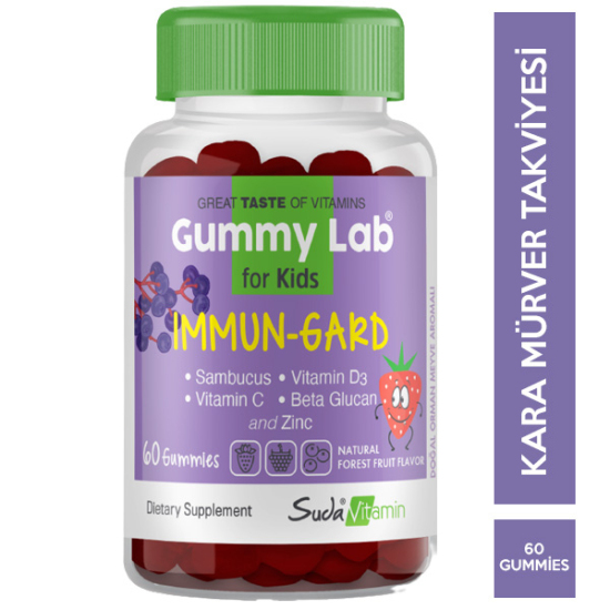 Suda Vitamin Gummy Lab Immun Gard For Kids Orman Meyveli 60 Gummies - 1