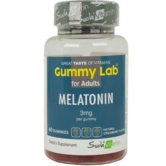 Suda Vitamin Gummy Lab Melatonin For Adults 60 Gummies - 1