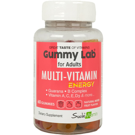 Suda Vitamin Gummy Lab Multivitamin Energy 60 Gummies - 1