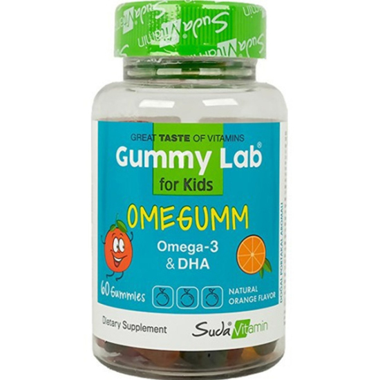 Suda Vitamin Gummy Lab Omegumm For Kids 60 Çiğnenebilir Form - 1