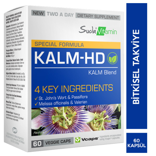 Suda Vitamin Kalm HD 60 Kapsül - 1