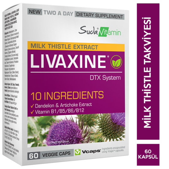 Suda Vitamin Livaxine 60 Kapsül - 1