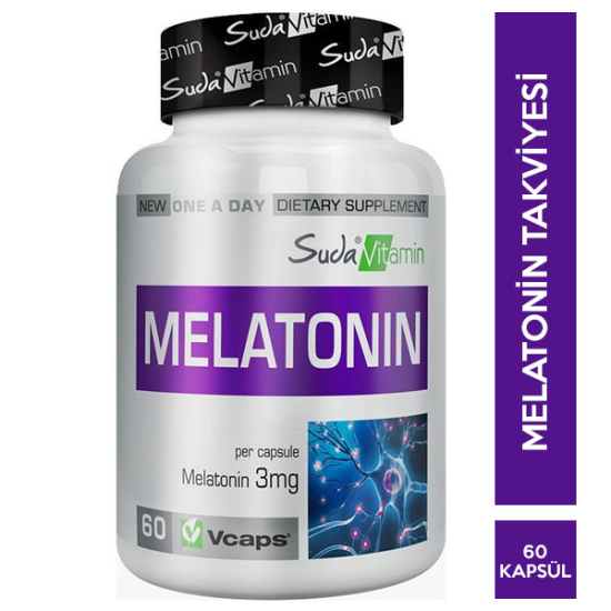 Suda Vitamin Melatonin 3 mg 60 Kapsül - 1