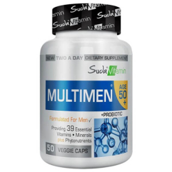 Suda Vitamin Multimen 50+ 50 Kapsül - Suda Vitamin