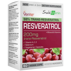 Suda Vitamin Resveratrol 60 Kapsül - Suda Vitamin