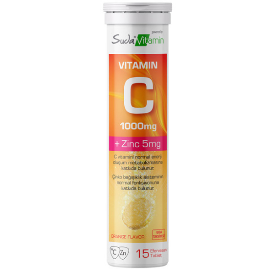 Suda Vitamin Vitamin C 15 Efervesan Tablet - 1