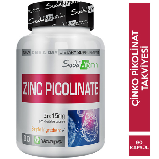 Suda Vitamin Zinc Picolinate 90 Kapsül - 1