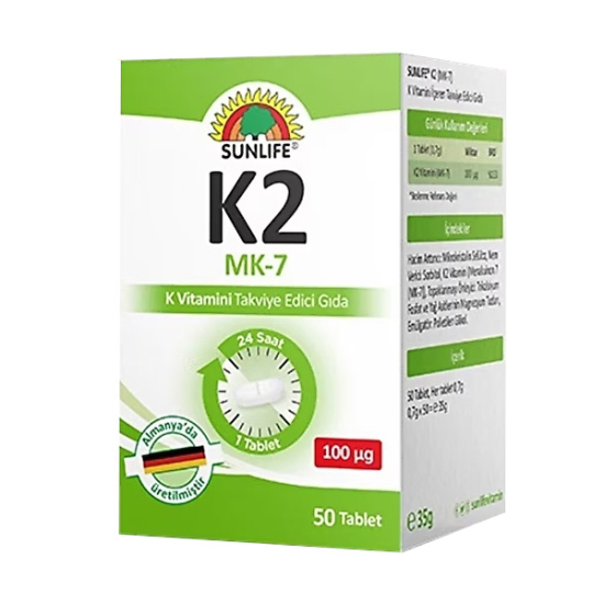 Sunlife Vitamin K2 100 mcg 50 Tablet - 1