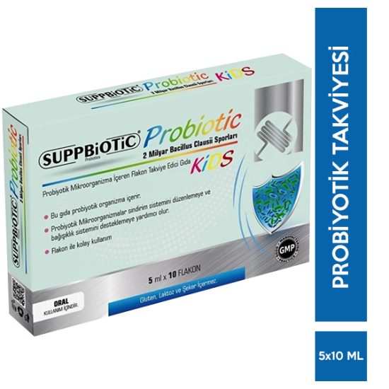 Suppbiotic Kids Probiyotik 10 Flakon x 5 ML - 1