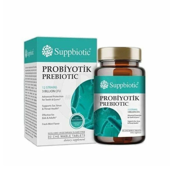 Suppbiotic Probiyotik Prebiyotik Kapsül 30 Adet - 1