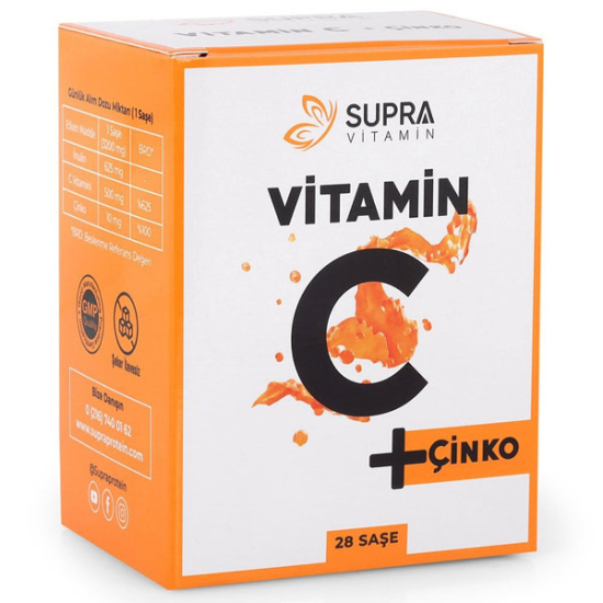 Supra Protein Vitamin C Çinko 28 Saşe - 1