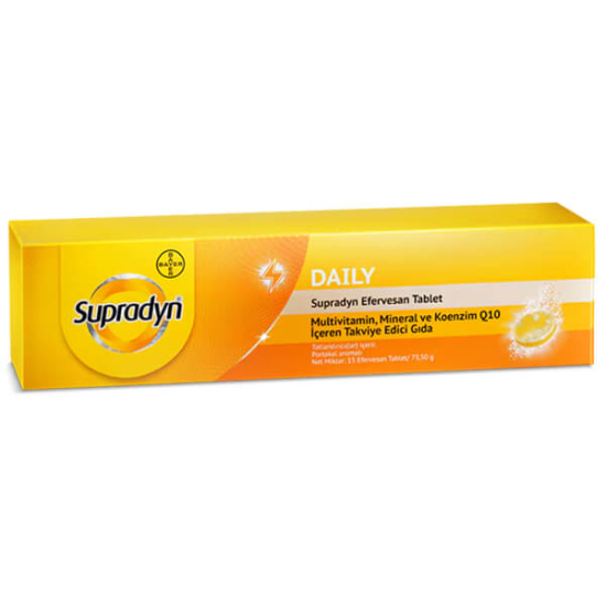 Supradyn Daily Koenzim Q10 Efervesan 15 Tablet - 1