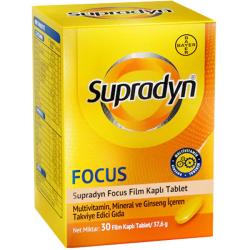 Supradyn Energy Focus 30 Film Kaplı Tablet Multivitamin - Supradyn
