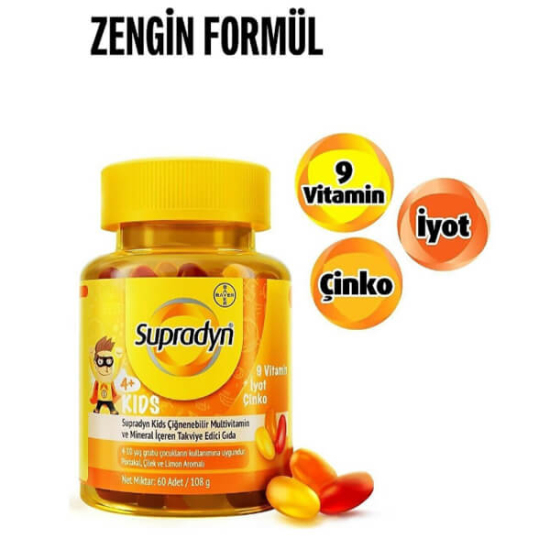 Supradyn Kids Multivitamin 60 Tablet - 2