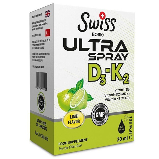 Swiss Bork Ultra D3K2 Sprey 20 ML - 1