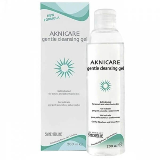 Synchroline Aknicare Gentle Cleansing Jel 200 ML Yağlı Ciltler İçin Temizleme Jeli - 1