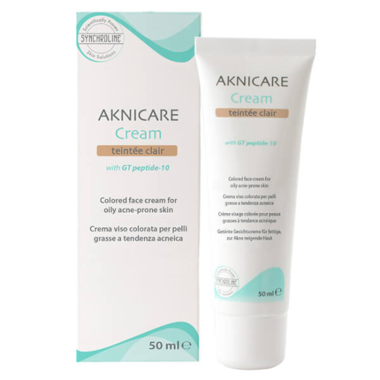 Synchroline Aknicare Cream Teintee Clair 50 ML Akne Karşıtı Bakım Kremi - 1