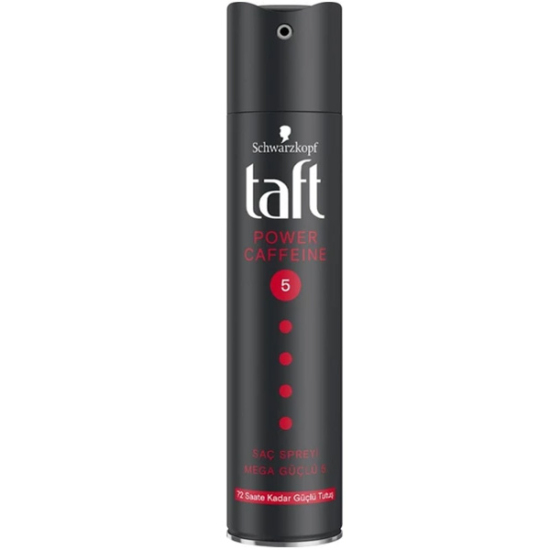 Taft Power Kafein Saç Spreyi No: 5 250 ml - 1