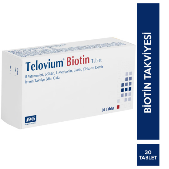 Telovium Biotin 30 Tablet - 1