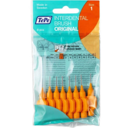 Tepe Arayüz Fırçası Turuncu 0,45 mm 8 li - Tepe