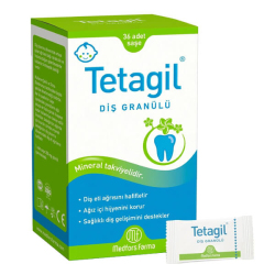 Tetagil Tatlandırıcılı Diş Granülü 36 Saşe - Tetagil