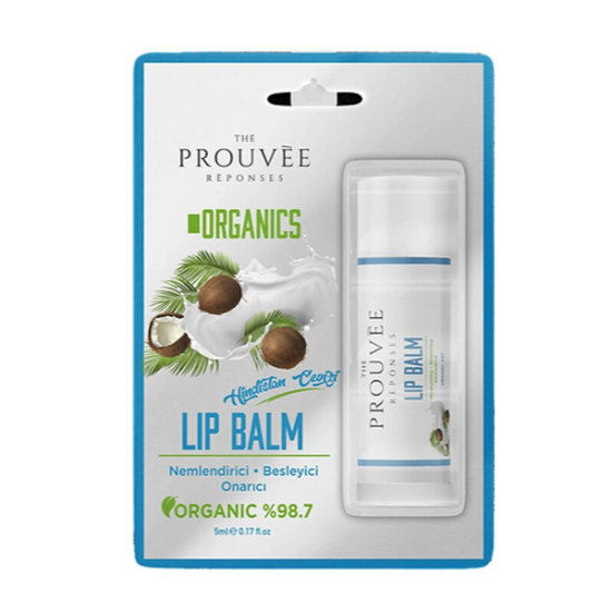 The Prouvee Reponses Organik Dudak Lip Balm Hindistan Cevizi 5 ml - 1