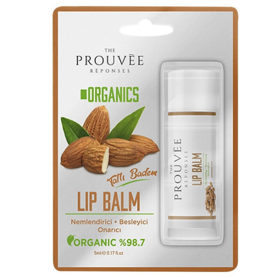 The Prouvee Reponses Organik Dudak Lip Balm Tatlı Badem 5 ml - 1