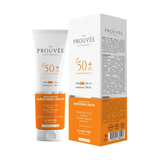 The Prouvee Reponses Yüz ve Vücut Güneş Kremi SPF50 75 ml - 1