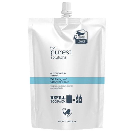 The Purest Solutions Exfoliating Clarifying Toner Refill 400 ML - 1