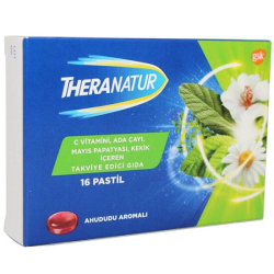 Theranatur Ahududu Aromalı 16 Pastil - Theranatur